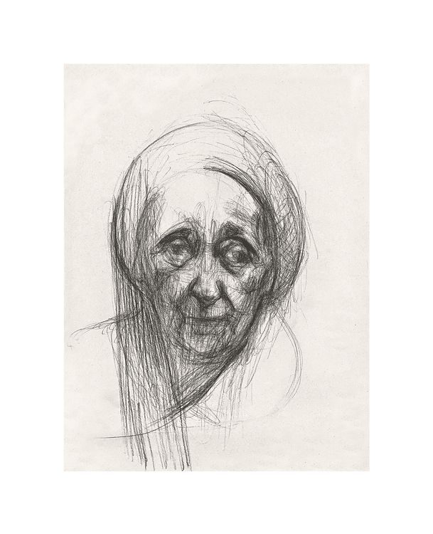 "103. Пам’ятаємо, 2022 / We remember, 2022 папір, вугілля / paper, charcoal 60 x 42 см."
